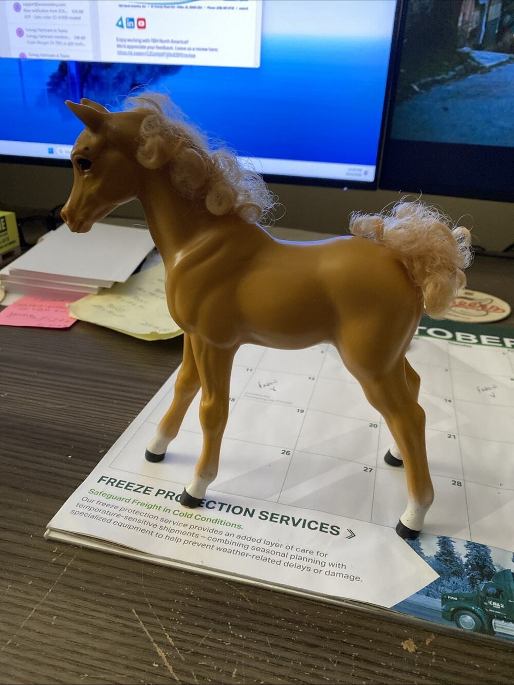 Barbie Dream Horse DIXIE Baby Palomino Foal Pony Vintage 1983